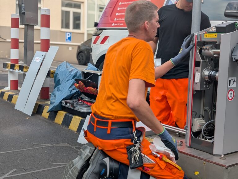 Wartung Schranke